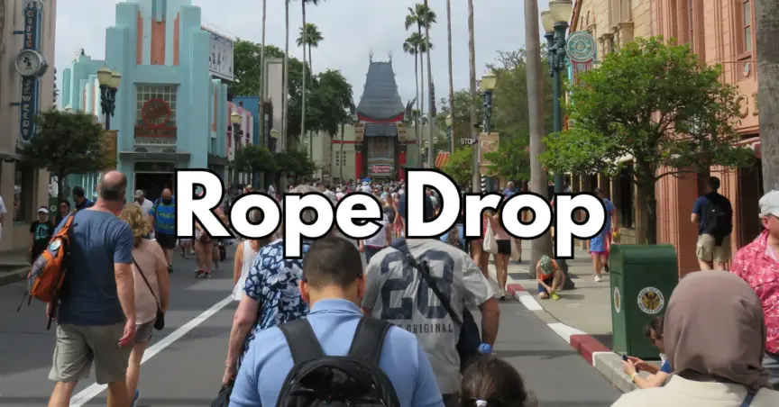 Hollywood Studios Rope Drop