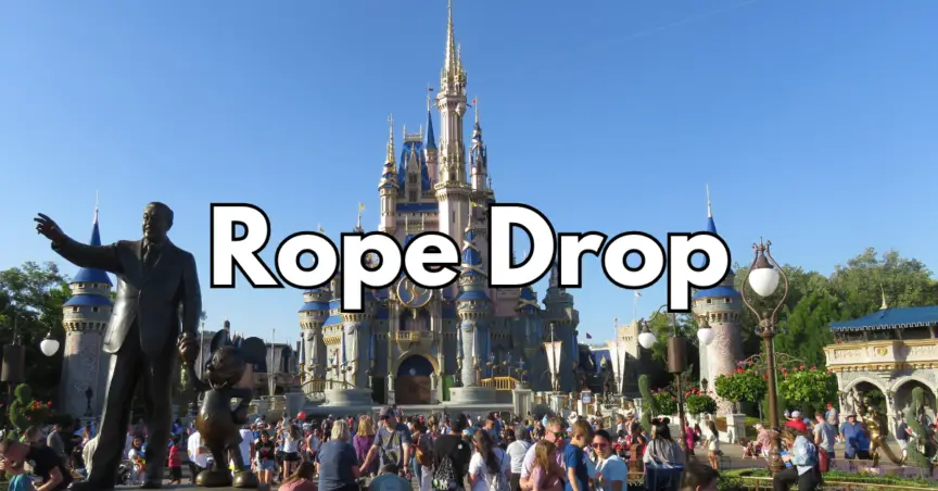 Magic Kingdom Rope Drop